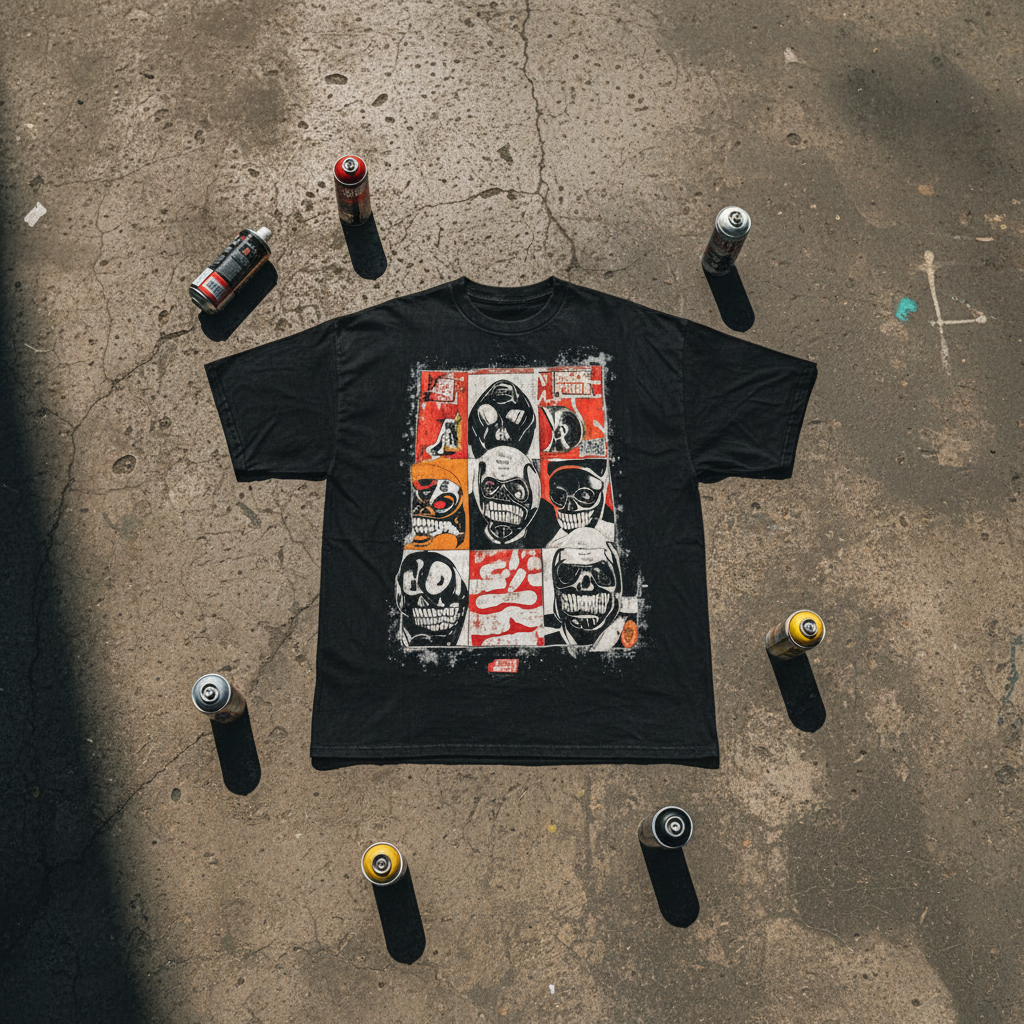 Flat lay Skull