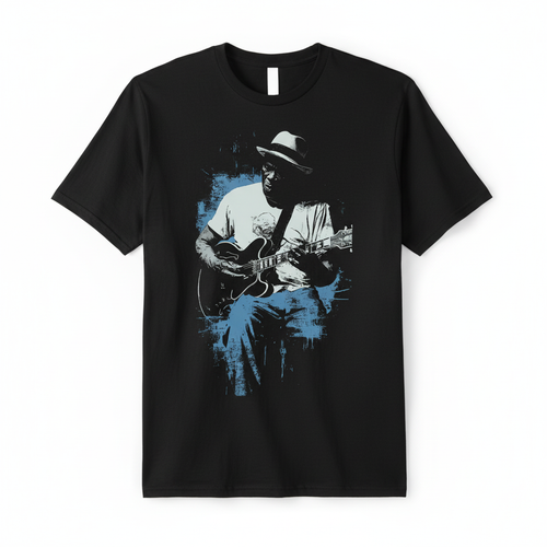 "Blues Legend" - T-shirt Art Édition Limitée Streetwear Streetscorner