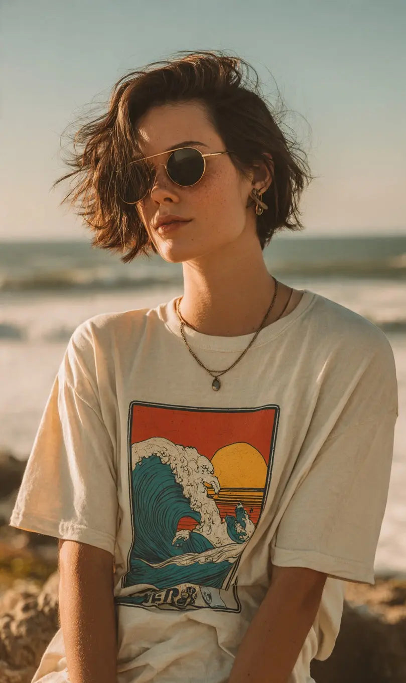 T-Shirt Sunset 70th - Édition Limitée Streetwear Streetscorner