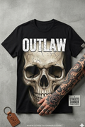 T-Shirt OUTLAW Skull - Streetwear Édition Limitée Streetscorner